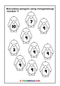 Mengenal nombor 1 hingga 10