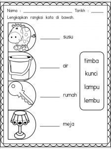 ulangkaji rangkai kata bahasa melayu prasekolah